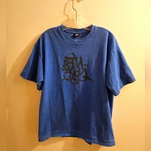 Vintage Stussy Graffiti Tag Graphic T-shirt | Size XL